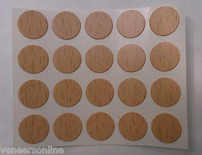 25mm large teak colour wood buttons