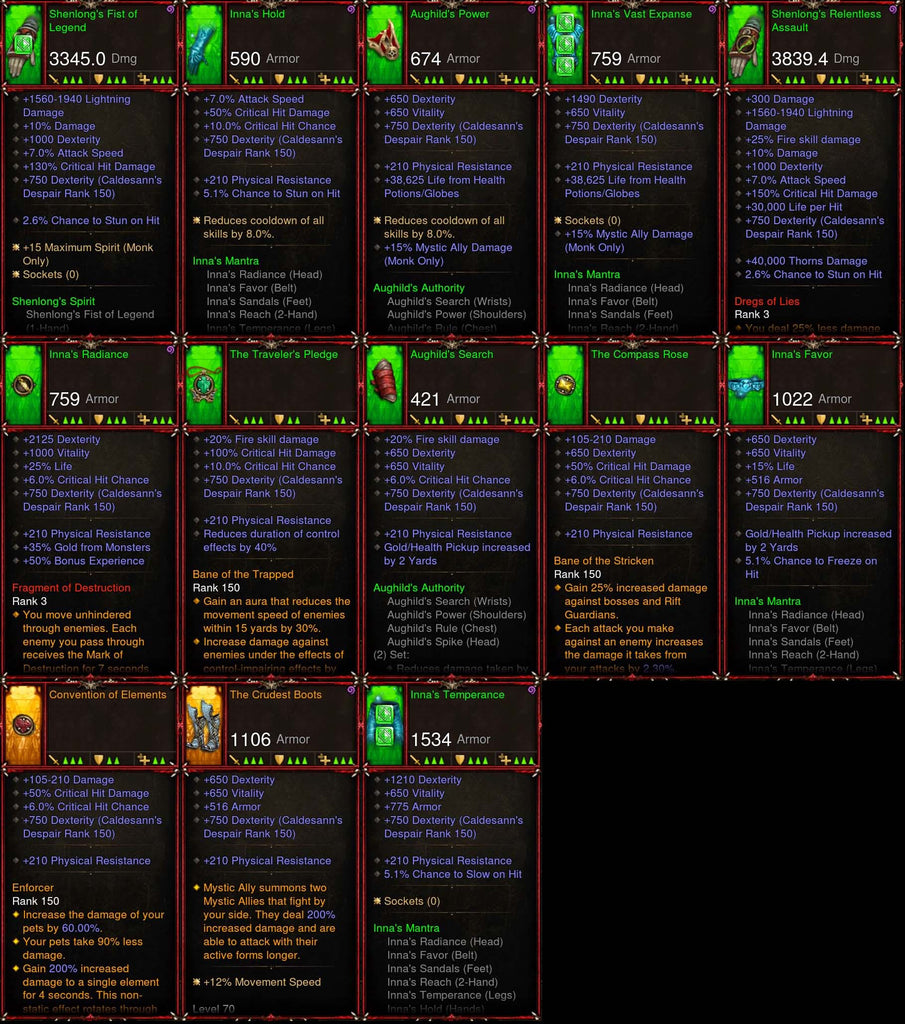 Legit Primal Ancient Complete Inna Build Set – Akirac.Com - Save & Diablo 3 Mods