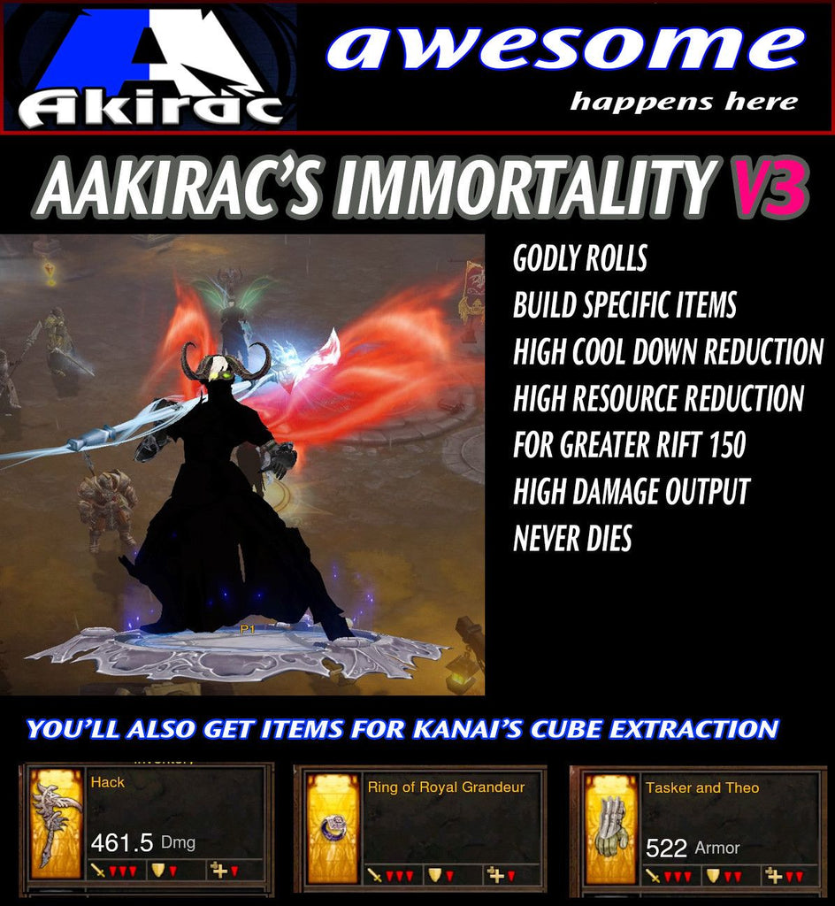 Diablo Immortal v3 Innas Modded Set for Rift 150 Primal – Akirac.Com - Save Mods Diablo 3 Mods