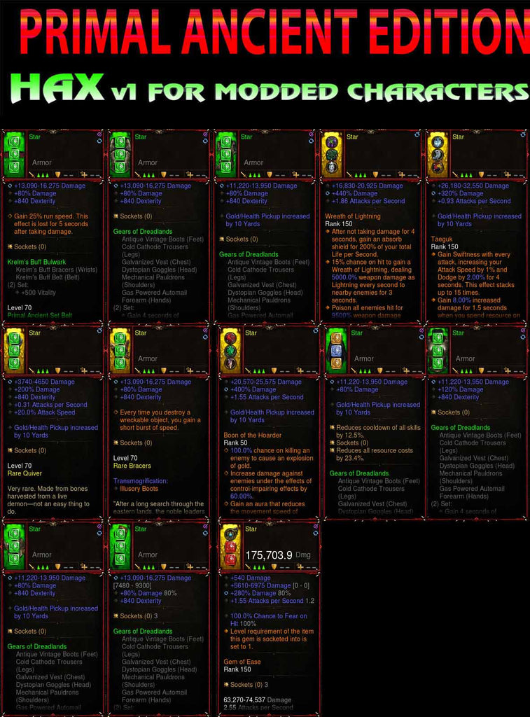 Ancient] v1 2.6.9 Strafe Dreadlands Demon Hunter Sta – Akirac.Com - Save & Diablo 3 Mods