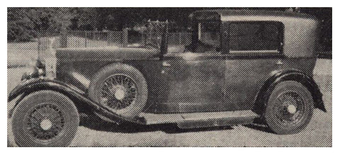 1930 Rolls Royce 20/25 Sedanca De Ville by Barker