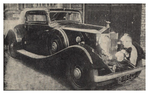 1933 Rolls Royce 20/25 2 Door Fix Head Coupe Coupe by Barker