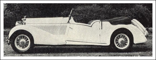 1937 Bentley 4.25 Litre 4 seat Touring Drop Head Coupe by Vanden Plas