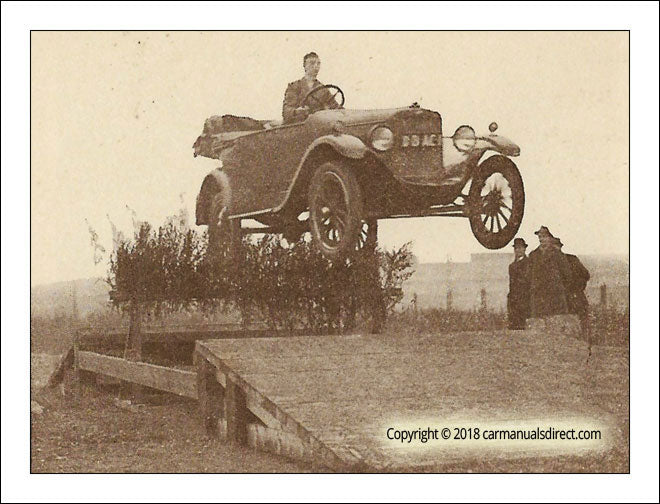 Motor Car Steeple Chasing in the 1920's