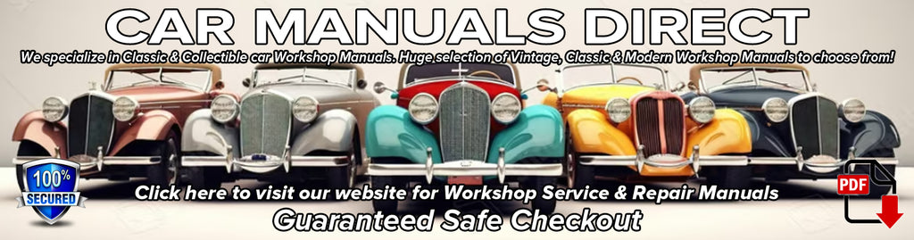Massive selection of classic car workshop manuals