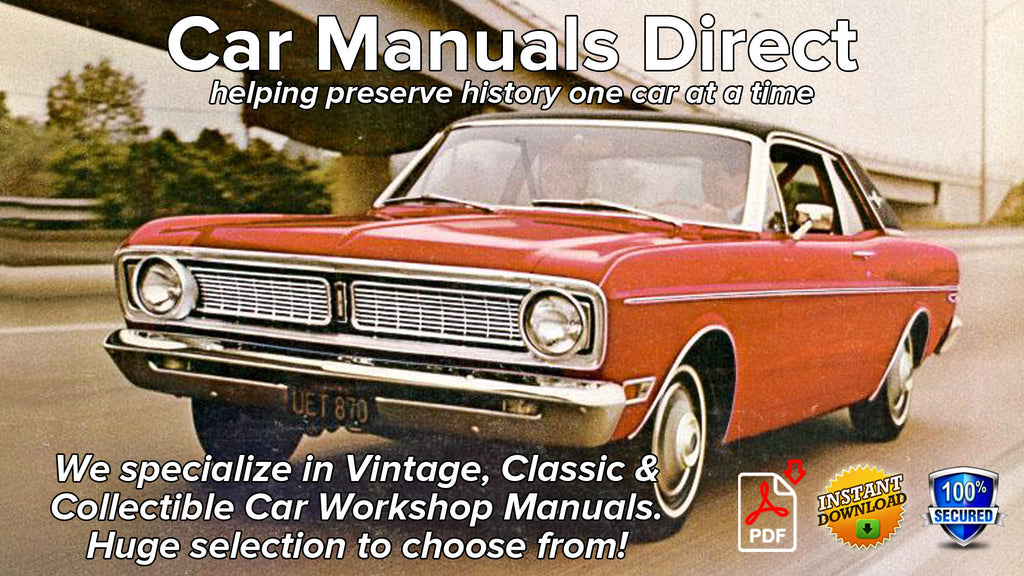 Ford Workshop car Manuals | carmanualsdirect
