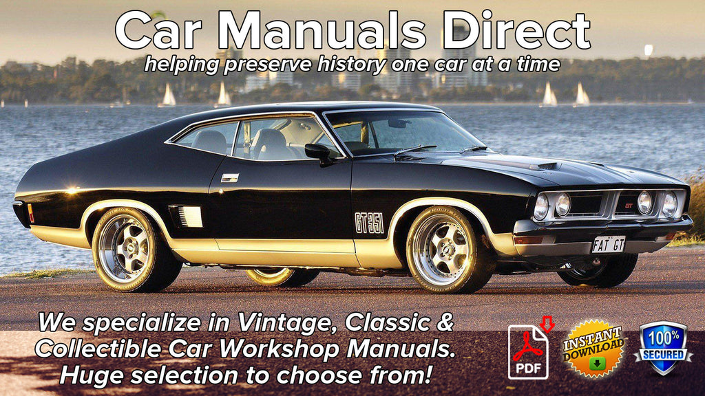 Ford Falcon Workshop Manuals | carmanualsdirect