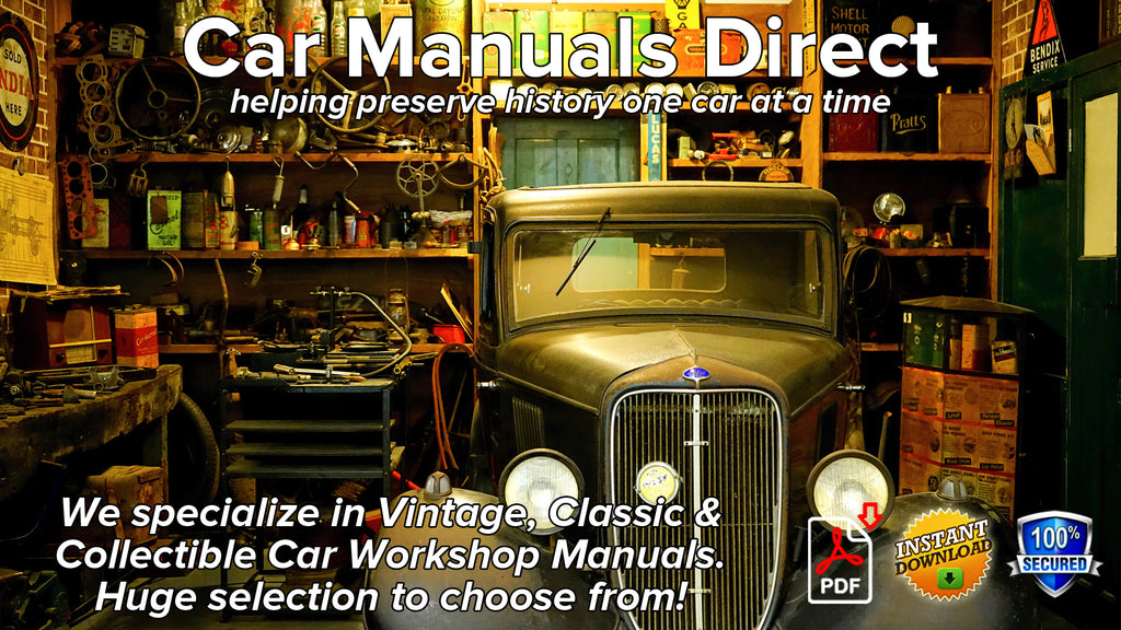 Large selection of car workshop manuals | carmanualsdirect