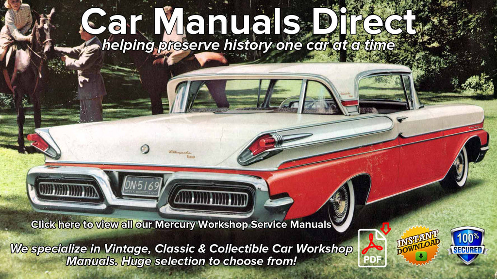 Mercury Workshop Service Manuals | carmanualsdirect