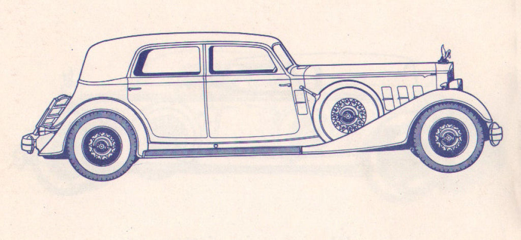 1934 Packard Sport Sedan Body by Dietrich | carmanualsdirect