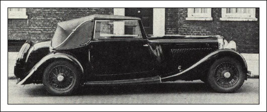 1937 Bentley 4,25 Litre 4 seat Drop Head Coupe by Park Ward