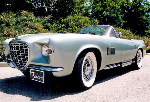 The Chrysler Falcon two-seat roadster concept car built by Ghia of Italy 1955 | carmanualsdirect