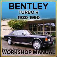 BENTLEY Turbo R 1980-1990 Comprehensive Factory Workshop Manual | carmanualsdirect