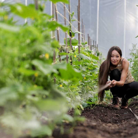 hoop house flooring for drainage