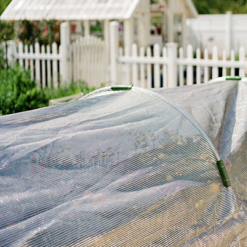 shade cloth over low tunnel