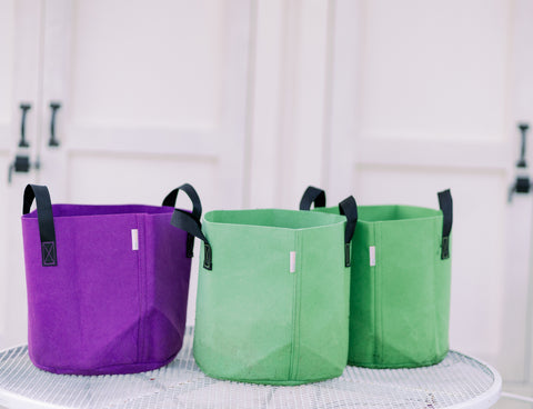 In Color Order: DIY Fabric Grow Bags