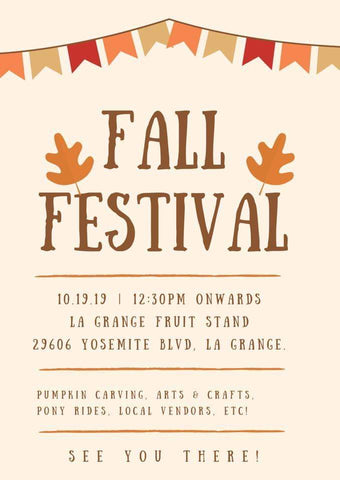 Fall Festival La Grange California