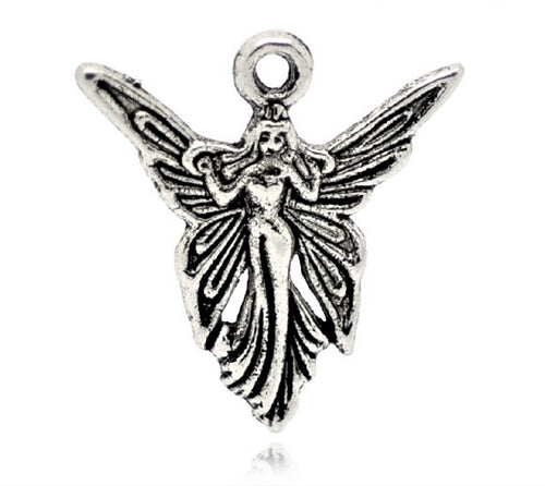 AVBeads Mixed Charms Fairy Charms Silver Metal 2169 100pcs