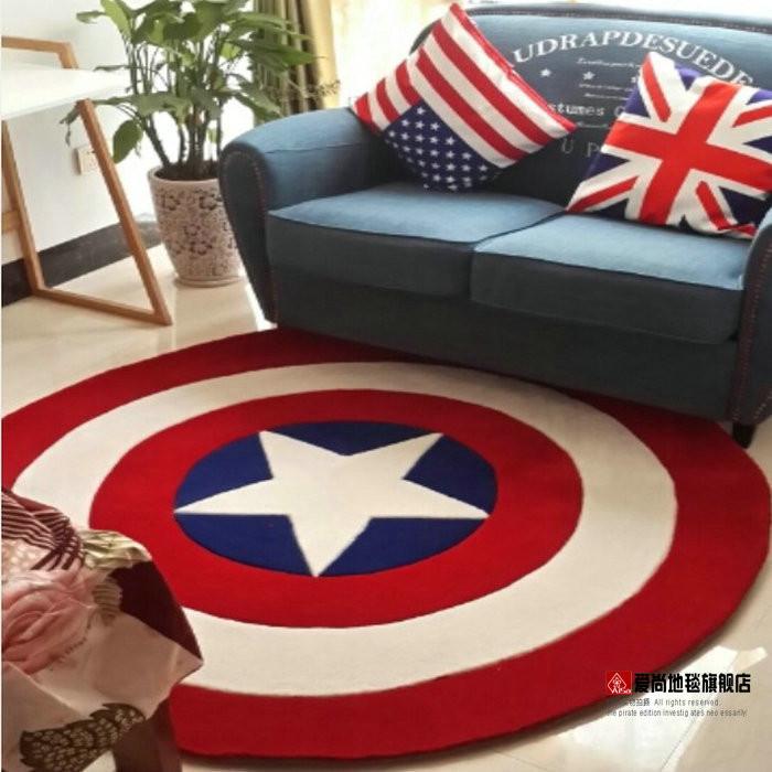 All American Round Rug Iwisb