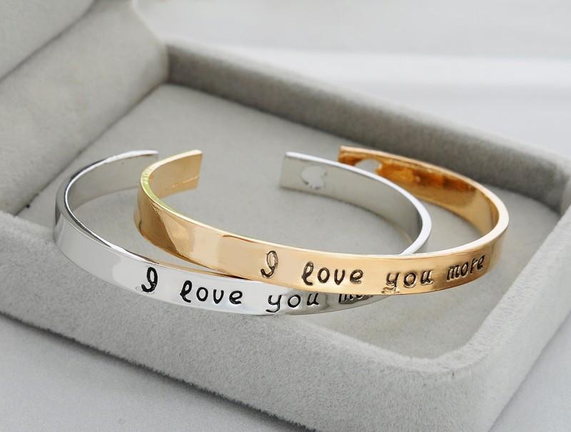 i love you more bracelet