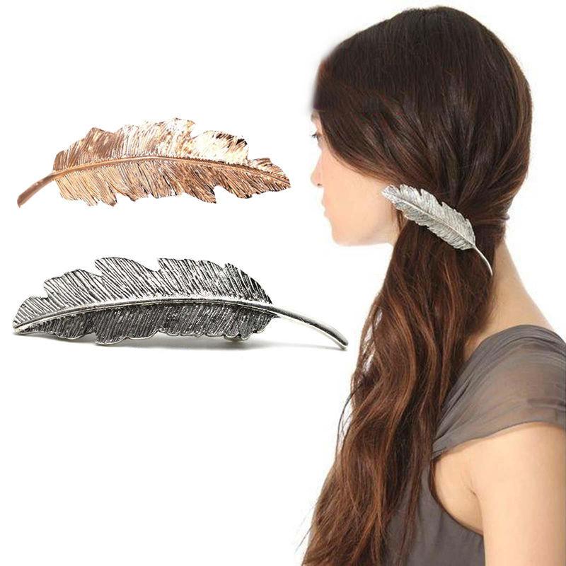 leaf hair clip