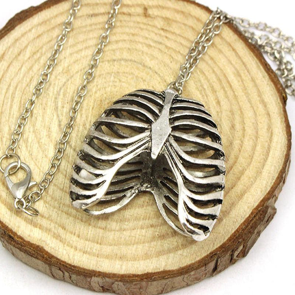 Anatomical Human Rib Cage Necklace - IWISB