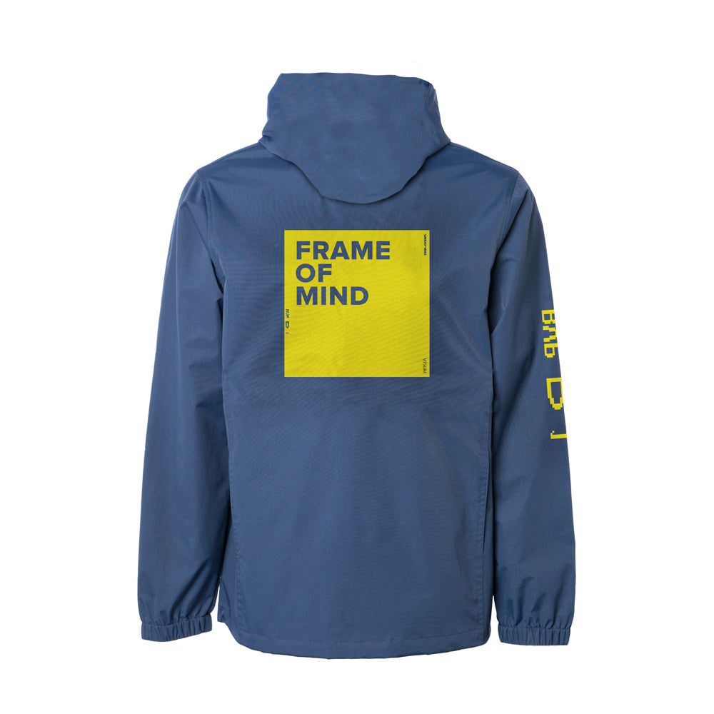 Frame of Mind Hooded Anorak Jacket - Navy