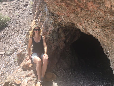 Mica Cave on the Joseph Mine Hike In Ojo Caliente New Mexico
