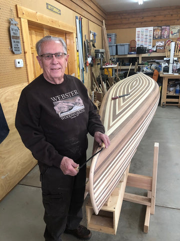 multi wood canoe