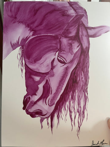 Purple Horse by Sarah Olsen