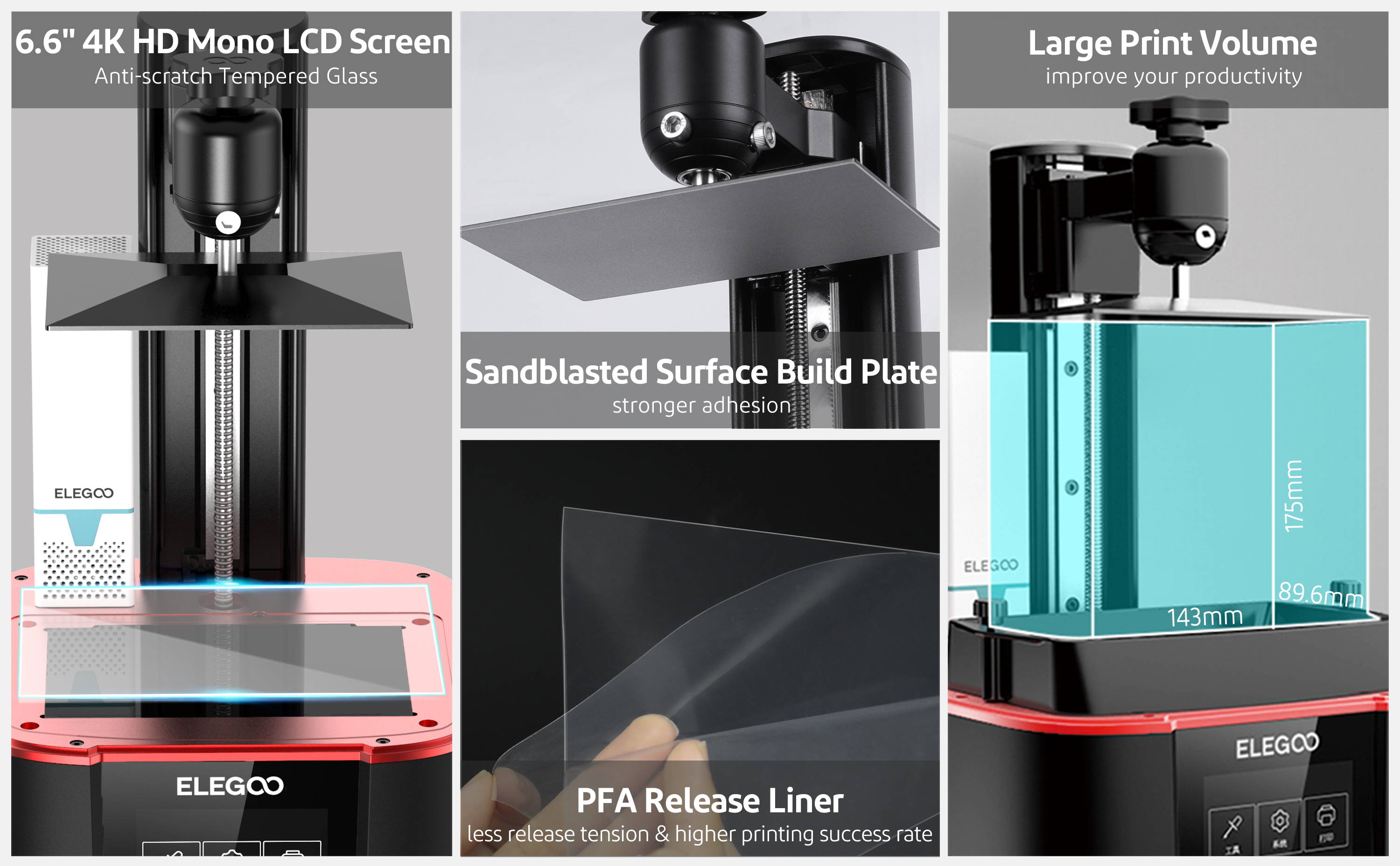 ELEGOO Mars 3 Pro Imprimante 3D LCD 4k