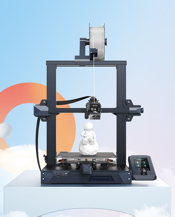 Imprimante 3D Creality3d Imprimante 3D Creality Ender-3 S1 Pro + PLA+  Filament d'impression 3D 1,75mm 1kg - Blanc