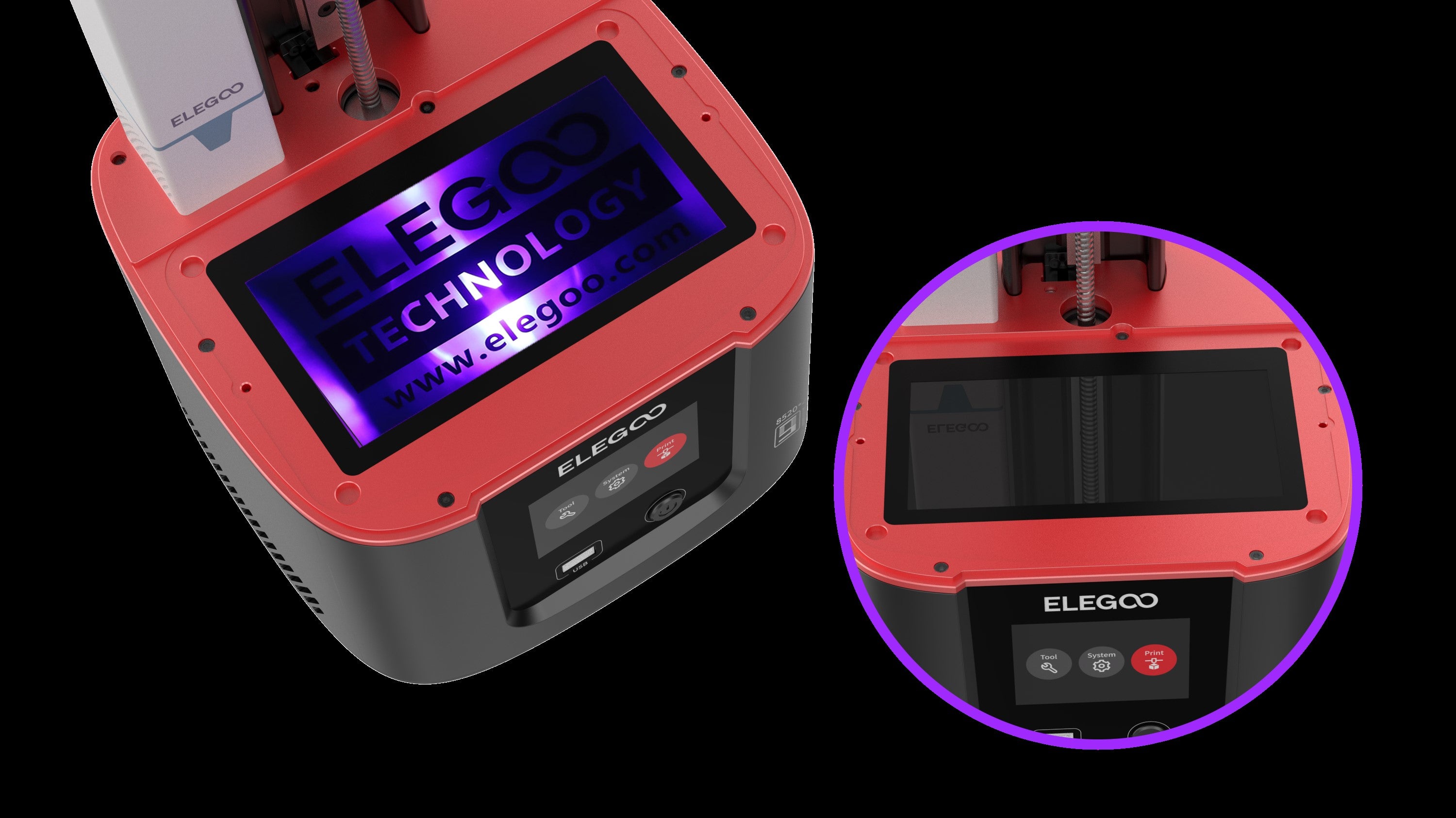 Promotion > Résine Elegoo Mars 4 Ultra 9K 3D Imprimante, écran LCD