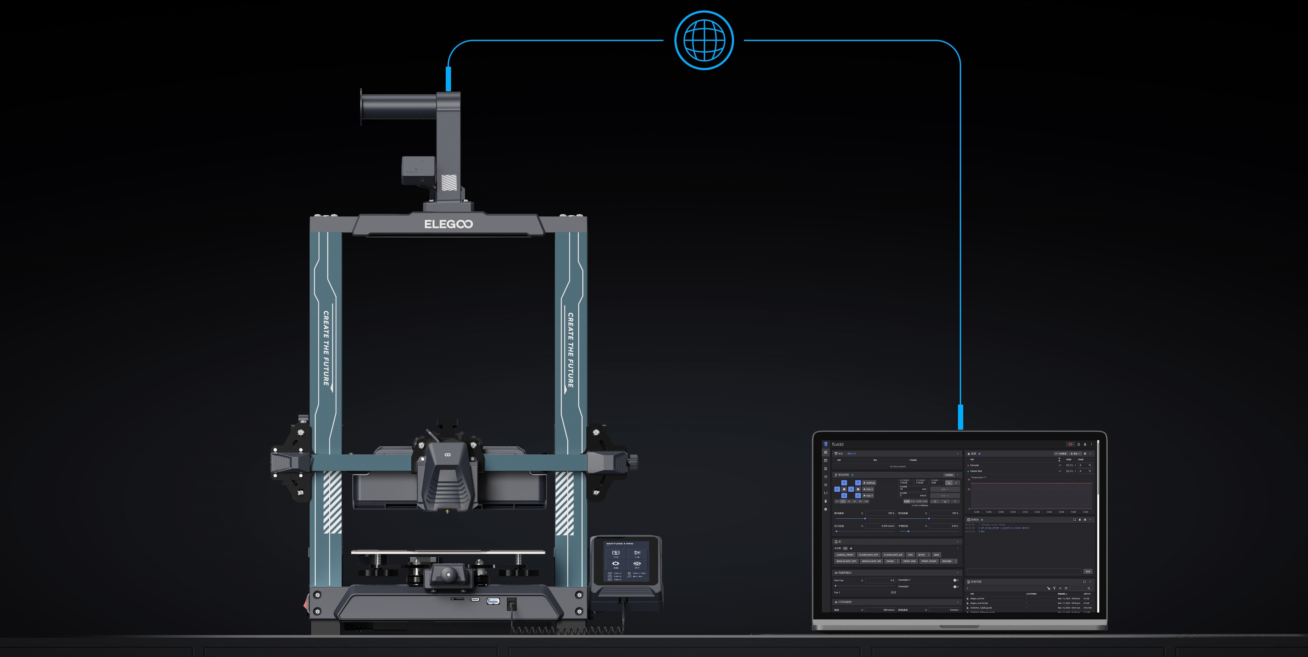  Elegoo - Neptune 4 Pro - Imprimante 3D FDM Grande