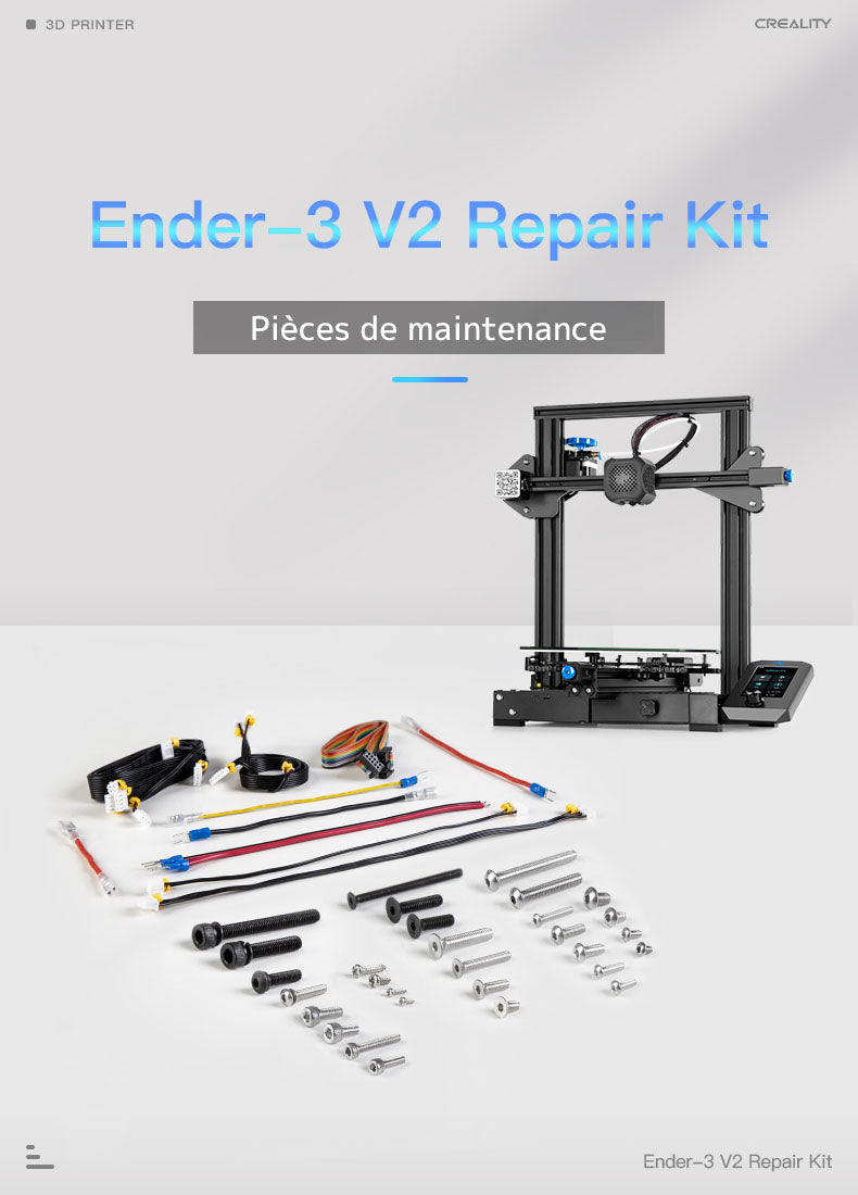 Creality - Ender-3 V2 - Pièces de rechange (maintenance pack) – 3D
