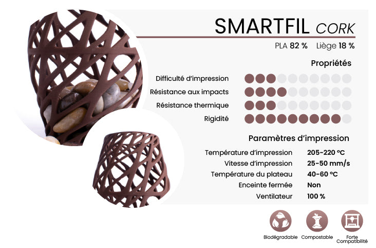 Smart Materials 3D - SmartFil Cork