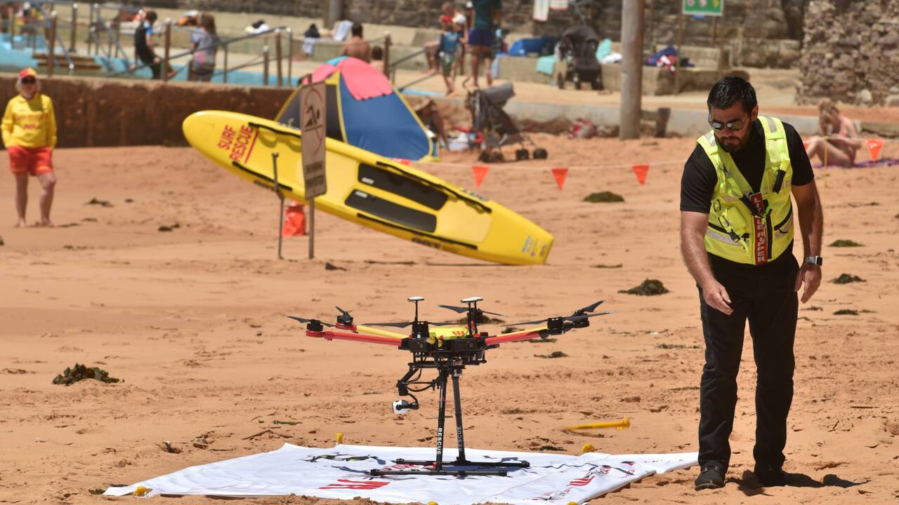 Drone surveillance de plages impression 3D Atome3D