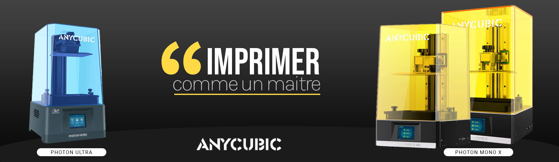 Imprimantes 3D résine Anycubic