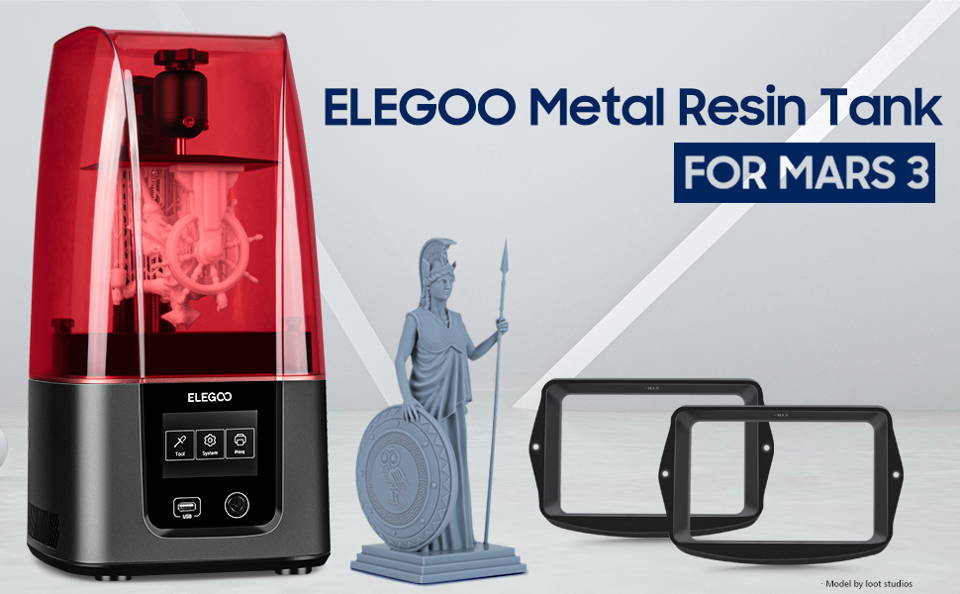 Elegoo - Mars 3 / Mars 3 Pro - Réservoir Résine en métal 2pcs - Au meilleur  prix - LA3D