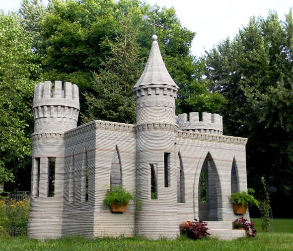 Château imprimé en 3D