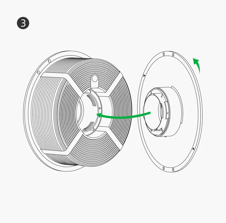 Étape 1 spool Bambu Lab