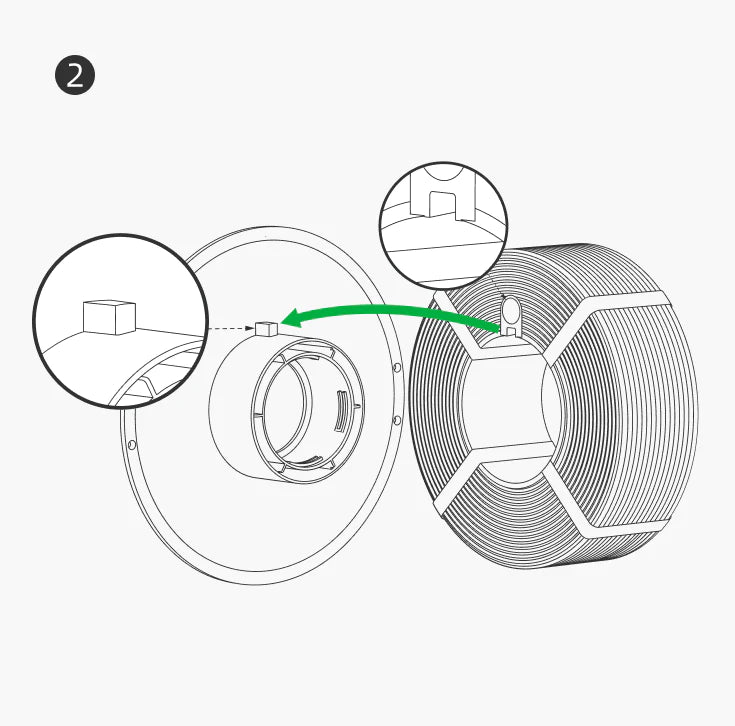 Étape 1 spool Bambu Lab