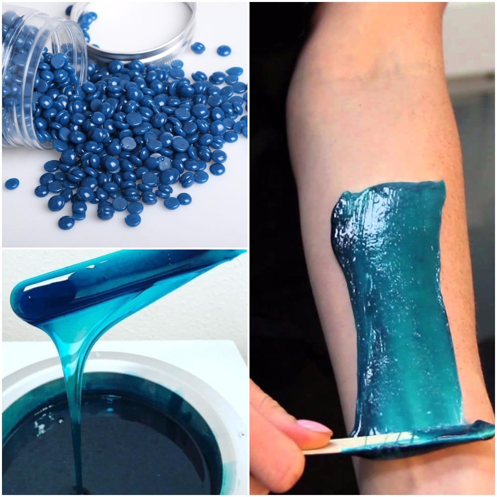 Blue Silk Hair Removal Wax – Barber Clips