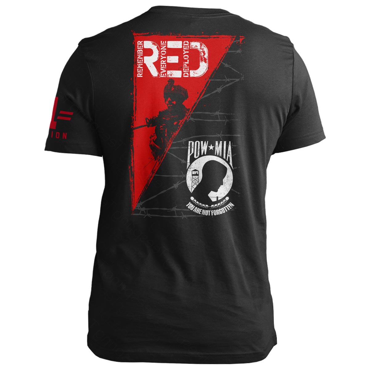 RED/POW/MIA – One Nation Design