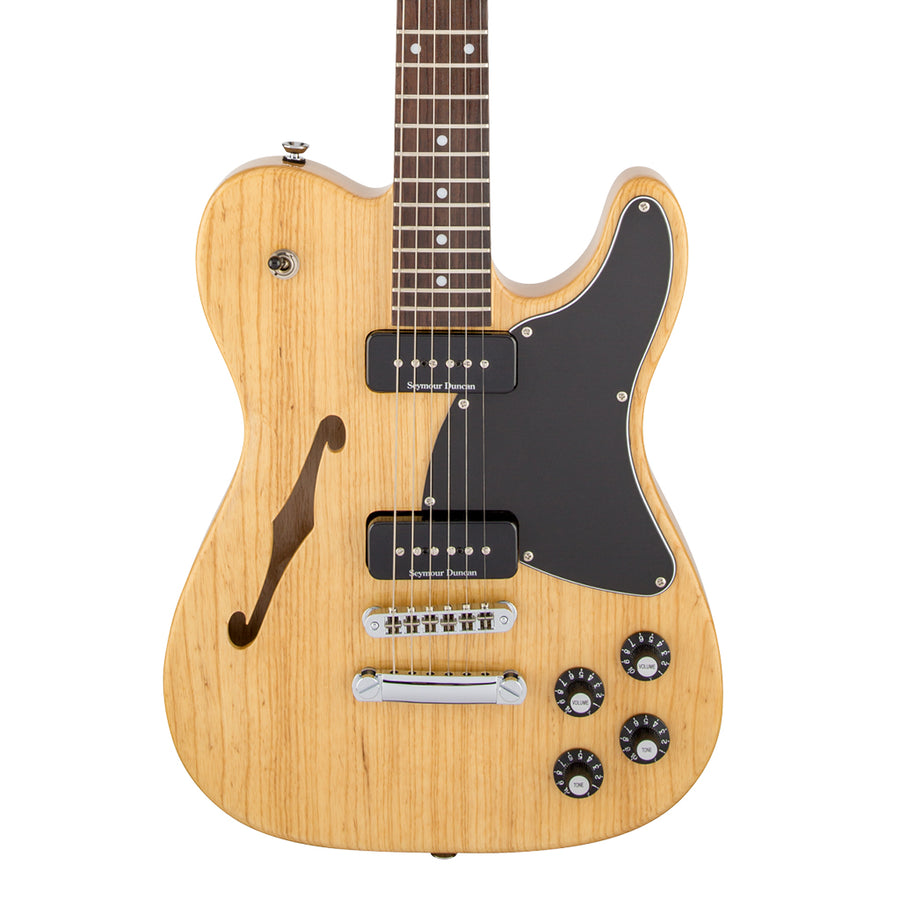 fender hollow body electric guitar