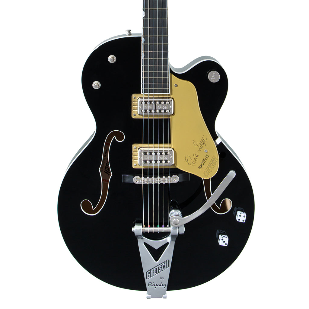 Setzer　Nashville®　Gretsch　G6120T-BSNSH　Body　Brian　Signature　Hollow　wit