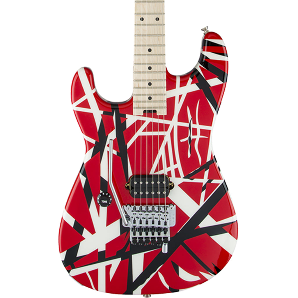 Series　Black　EVH　White　Handed　Striped　Left　Red