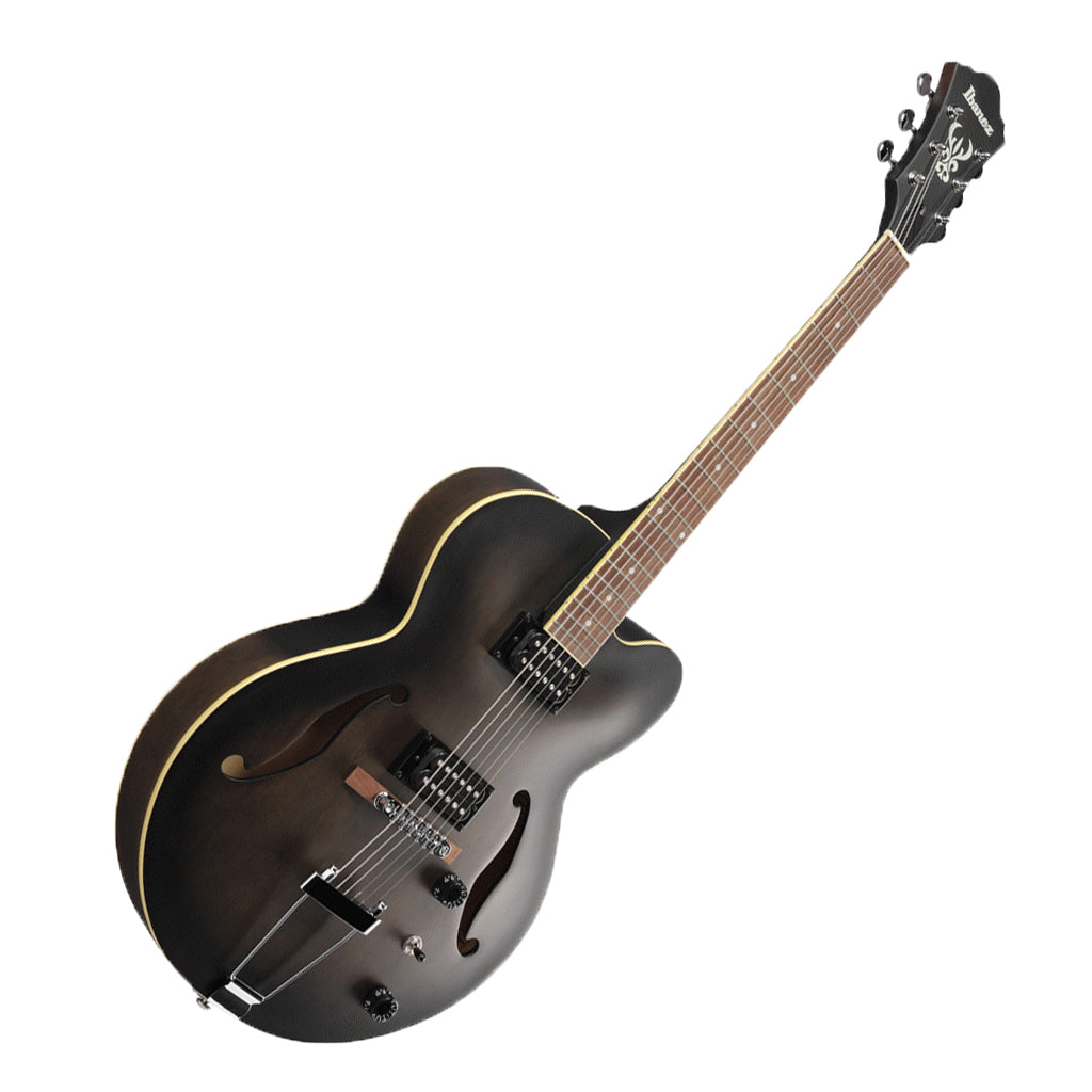 ibanez af55 artcore transparent black flat