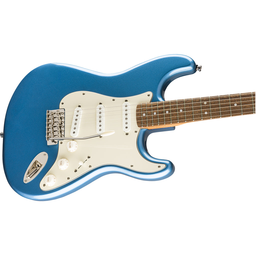 squier classic vibe 60s stratocaster electric guitar lake placid blue