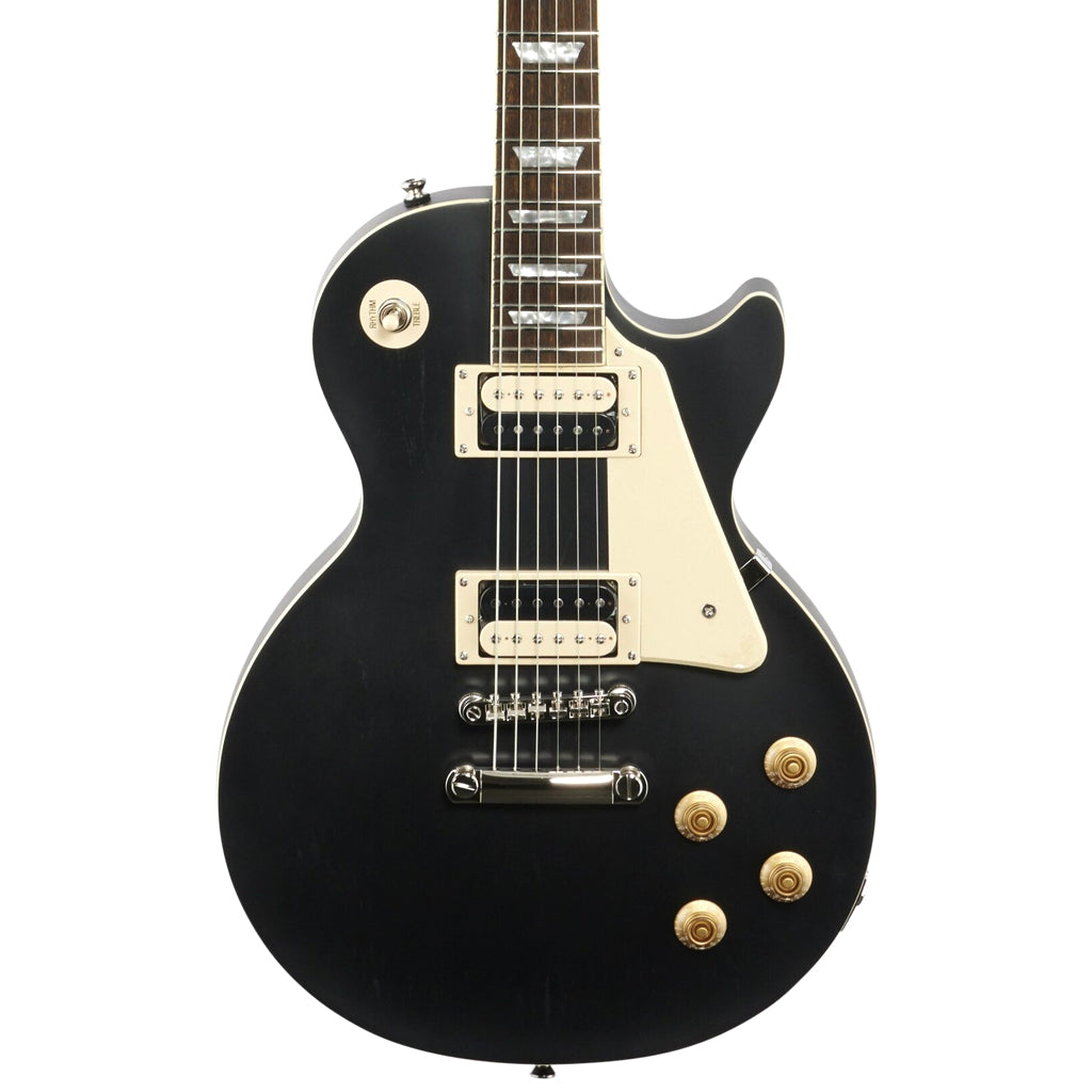 epiphone les paul black guitar